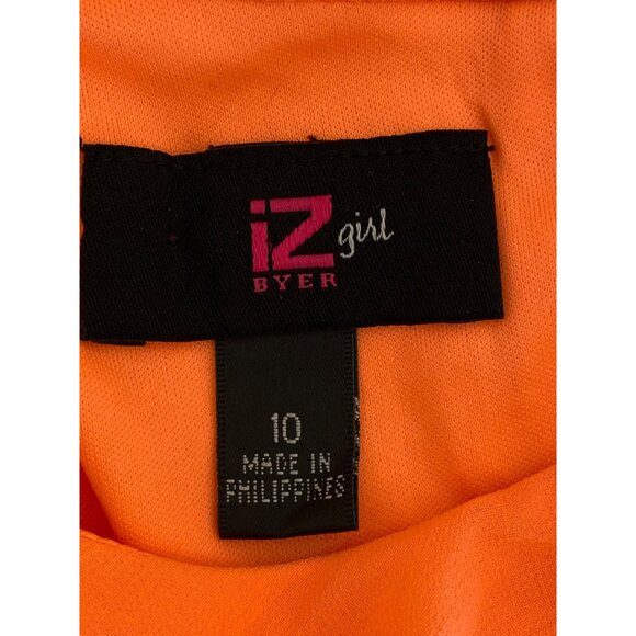 Kids Girl Striped Iz girl whimsical Dress Size 10 - Picture 5 of 6